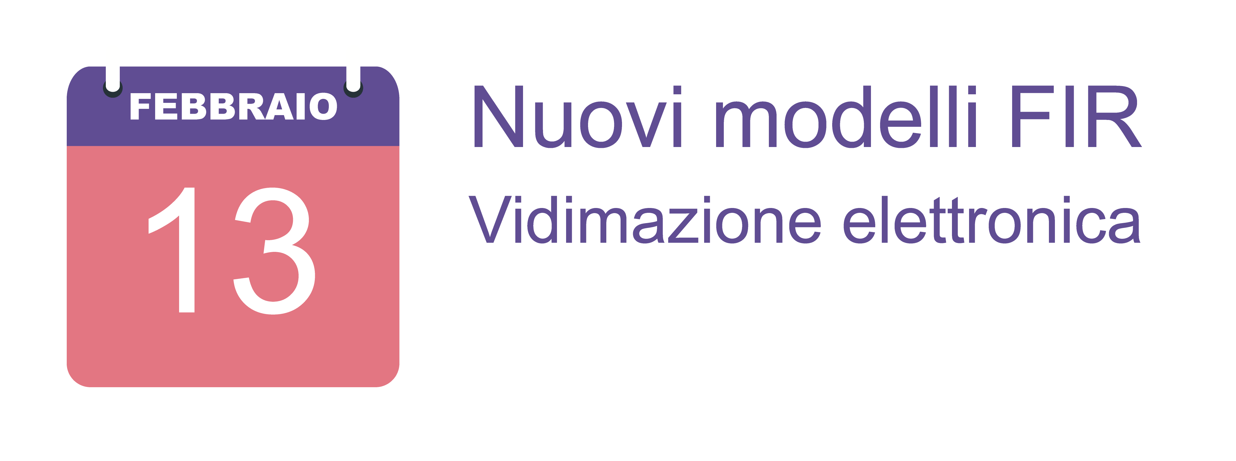 Nuovi modelli FIR, Vidimazione elettronica
